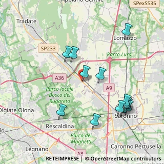 Mappa Via G. Carducci, 21040 Cislago VA, Italia (4.24308)