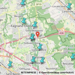 Mappa Via XXV Aprile, 21050 Gorla Maggiore VA, Italia (2.80182)
