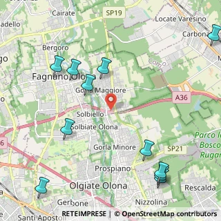 Mappa Via XXV Aprile, 21050 Gorla Maggiore VA, Italia (2.79636)