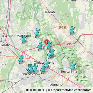 Mappa Via XXV Aprile, 21050 Gorla Maggiore VA, Italia (4.16857)