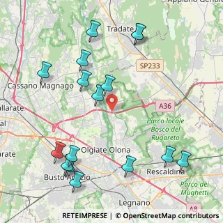 Mappa Via XXV Aprile, 21050 Gorla Maggiore VA, Italia (5.00813)