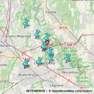 Mappa Via XXV Aprile, 21050 Gorla Maggiore VA, Italia (3.23909)