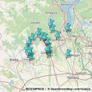 Mappa SP della Valsesia, 28077 Prato Sesia NO, Italia (10.95889)