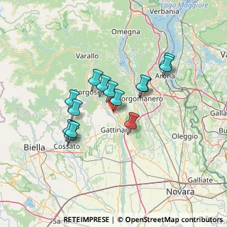 Mappa Strada Provinciale della Valsesia, 28077 Prato Sesia NO, Italia (11.40714)