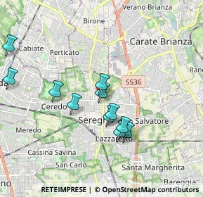 Mappa Via Don Longoni, 20831 Seregno MB, Italia (1.7)