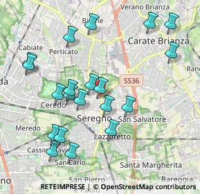 Mappa Via Don Longoni, 20831 Seregno MB, Italia (2.063)