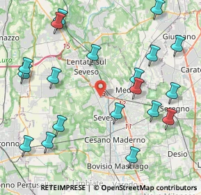 Mappa 20030 Barlassina MB, Italia (5.03211)