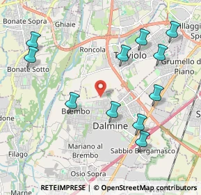Mappa Via Fiume Adda, 24044 Dalmine BG, Italia (2.25273)