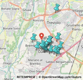 Mappa Via Fiume Adda, 24044 Dalmine BG, Italia (1.344)
