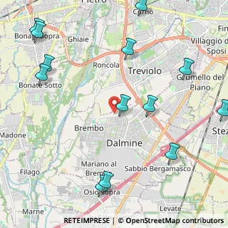 Mappa Via Fiume Adda, 24044 Dalmine BG, Italia (2.85846)