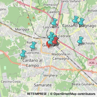 Mappa Via Antonio Fogazzaro, 21013 Gallarate VA, Italia (1.55455)