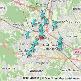Mappa Via Antonio Fogazzaro, 21013 Gallarate VA, Italia (1.56583)