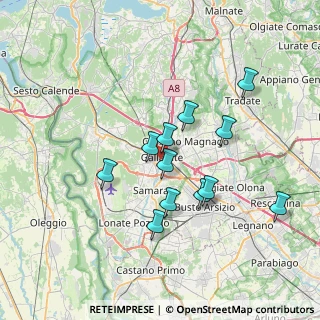 Mappa Via Antonio Fogazzaro, 21013 Gallarate VA, Italia (6.28)