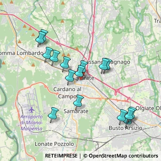 Mappa Via Antonio Fogazzaro, 21013 Gallarate VA, Italia (3.98938)