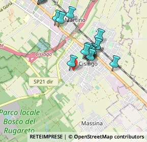 Mappa Via San Abbondanzio, 21040 Cislago VA, Italia (0.8555)