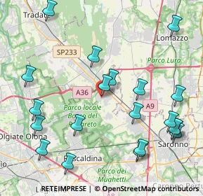 Mappa Via San Abbondanzio, 21040 Cislago VA, Italia (4.9375)