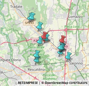 Mappa Via San Abbondanzio, 21040 Cislago VA, Italia (2.94929)