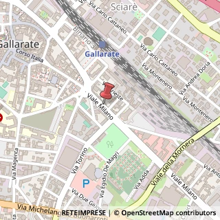 Mappa Viale Milano, 15, 21013 Gallarate, Varese (Lombardia)