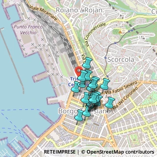 Mappa Via Flavio Gioia, 34132 Trieste TS, Italia (0.3695)
