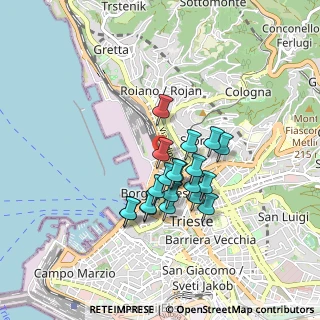 Mappa Via Flavio Gioia, 34132 Trieste TS, Italia (0.6705)
