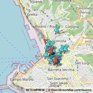 Mappa Via Flavio Gioia, 34132 Trieste TS, Italia (0.6535)