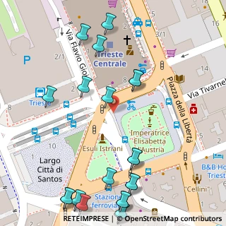 Mappa Via Flavio Gioia, 34135 Trieste TS, Italia (0.08333)