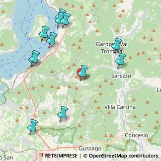 Mappa Via Paolo VI, 25060 Polaveno BS, Italia (5.0925)