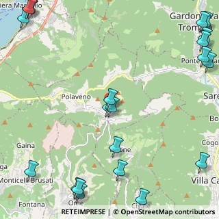 Mappa Via Paolo VI, 25060 Polaveno BS, Italia (3.476)