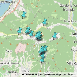 Mappa Via Paolo VI, 25060 Polaveno BS, Italia (1.392)