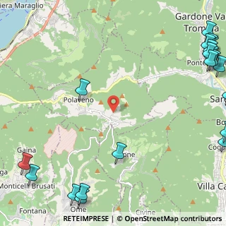 Mappa Via Paolo VI, 25060 Polaveno BS, Italia (3.8445)