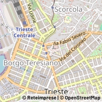 Mapa Trieste