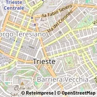 Kaart Trieste