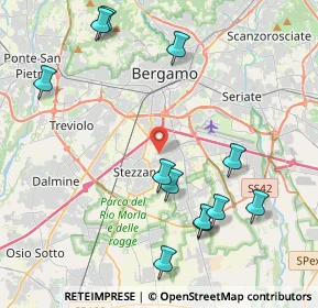 Mappa Via Stezzano, 24052 Azzano San Paolo BG, Italia (4.71083)