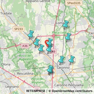 Mappa Via Quattro Novembre, 22078 Turate CO, Italia (3.34364)