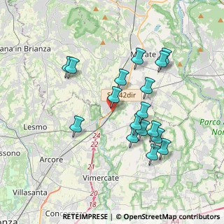 Mappa Via Camperia, 20866 Carnate MB, Italia (3.46588)