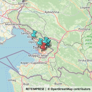 Mappa MR5X+JP, 34149 Padriciano TS, Italia (16.04091)