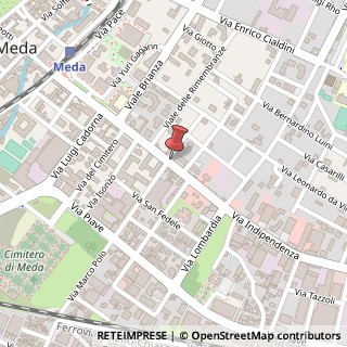 Mappa Via Indipendenza, 61, 20821 Meda, Monza e Brianza (Lombardia)