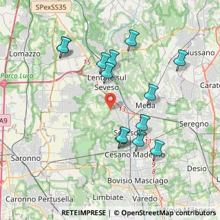 Mappa Via Silvio Pellico, 20823 Lentate sul Seveso MB, Italia (3.92)