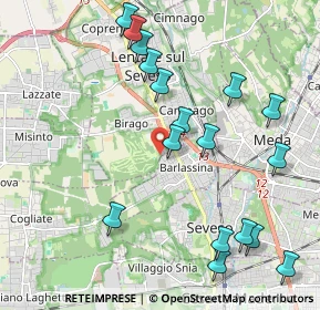 Mappa Via Silvio Pellico, 20825 Barlassina MB, Italia (2.31059)