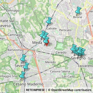 Mappa Via Canova, 20821 Meda MB, Italia (2.43)