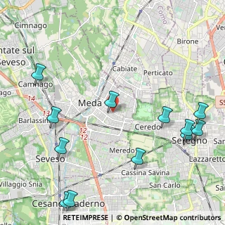 Mappa Via Canova, 20821 Meda MB, Italia (2.81)