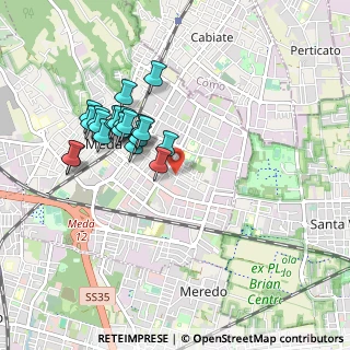 Mappa Via Canova, 20821 Meda MB, Italia (0.8475)