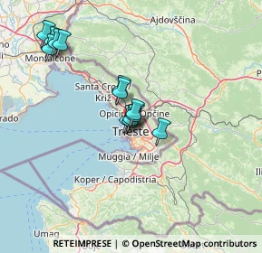 Mappa 34134 Trieste TS, Italia (11.88385)