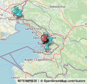 Mappa 34134 Trieste TS, Italia (8.07667)