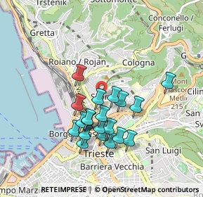 Mappa 34134 Trieste TS, Italia (0.7805)