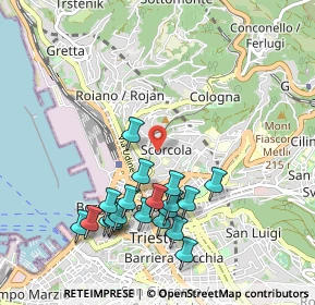 Mappa 34134 Trieste TS, Italia (1.0185)