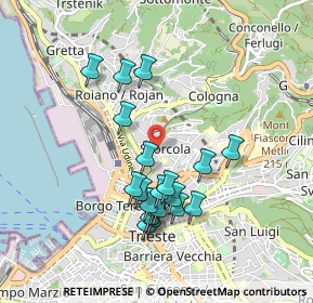 Mappa 34134 Trieste TS, Italia (0.841)