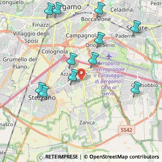 Mappa Via Cremasca, 24052 Azzano San Paolo BG, Italia (2.38273)