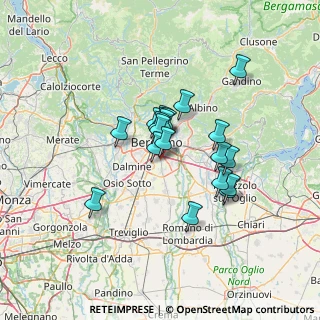 Mappa Via Cremasca, 24052 Azzano San Paolo BG, Italia (9.7755)