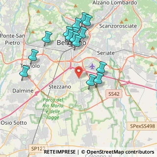 Mappa Via Cremasca, 24052 Azzano San Paolo BG, Italia (4.04733)